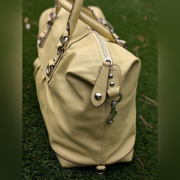 Coach LRG Vintage Ashley Convertible satchel handbag Shoulder purse 15447 Celery - Picture 6 of 14